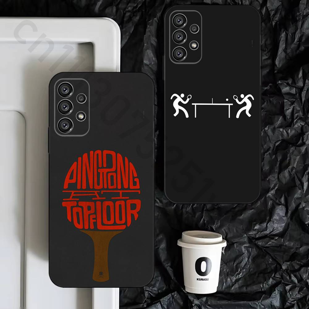 Table Tennis Quotes - Tafeltennis Racket Ping Pong Telefoonhoesje voor