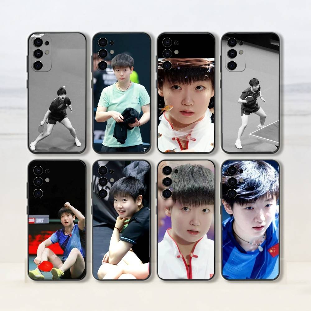 Table Tennis Quotes - Sun Yingsha-tafeltennisspeler Telefoonhoesje voor Samsung S25,
