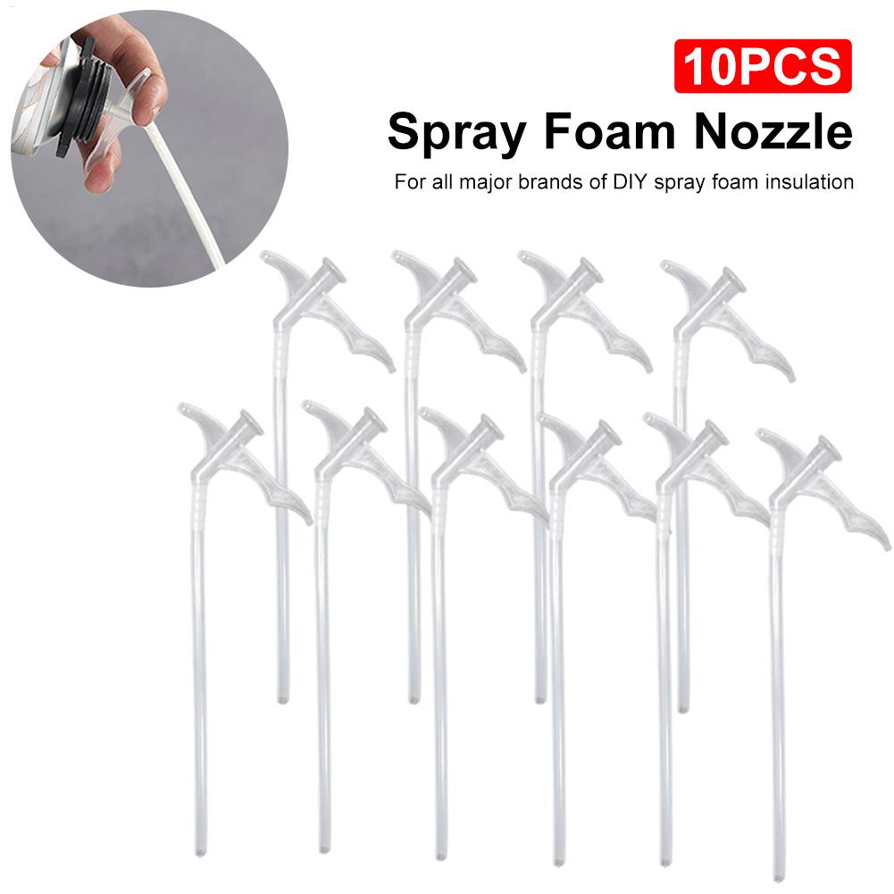 Rubber Cleaner Foam - Schuimmondstuk 10 stuks Vervangingsbuis voor spuitschuimdispenser