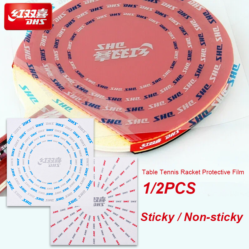 Table Tennis Club - 1/2PCS DHS Tafeltennis Racket Beschermfolie Sticky