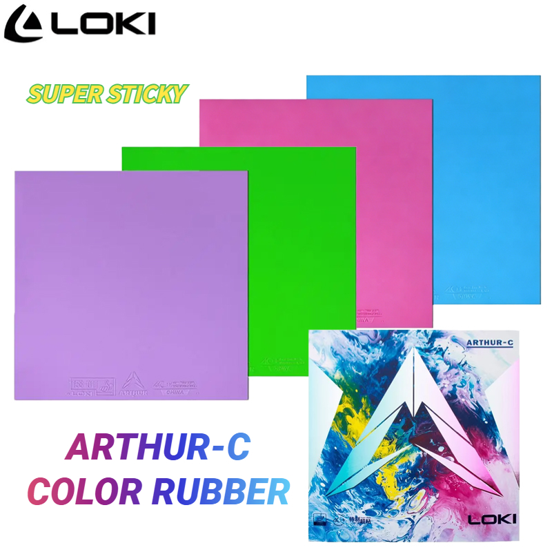 Table Tennis Club - Originele LOKI Arthur-C Kleur Tafeltennisrubber Blauw