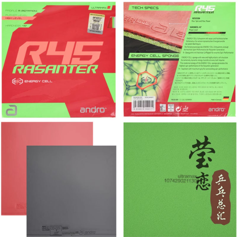 Table Tennis Club - Andro Rasanter R45 47 50 C45