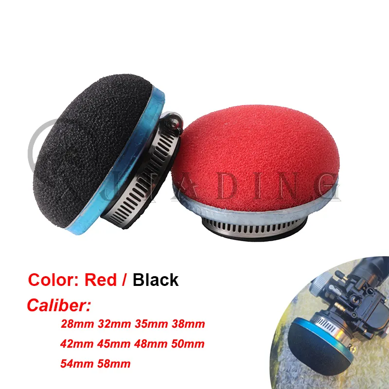 Rubber Cleaner Foam - Motorfiets 28/32/35/38/42/45/50/54/58MM Stright Foam Luchtfilter Spons