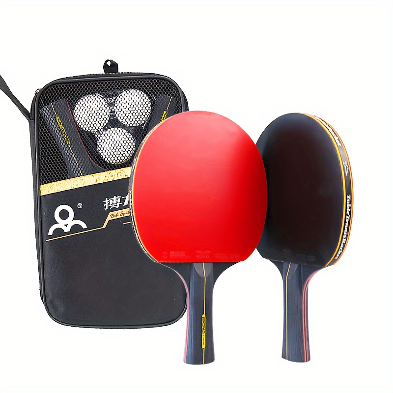 Table Tennis Backhand - Twee professionele tafeltennisbatjes, sterrengeclassificeerde tafeltennisbatjes, dubbelzijdige