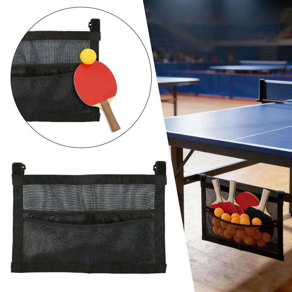 Table Tennis Backhand - Nieuwe Mesh Pingpongbalhouder Grote tascapaciteit Tafeltennisbalorganizer
