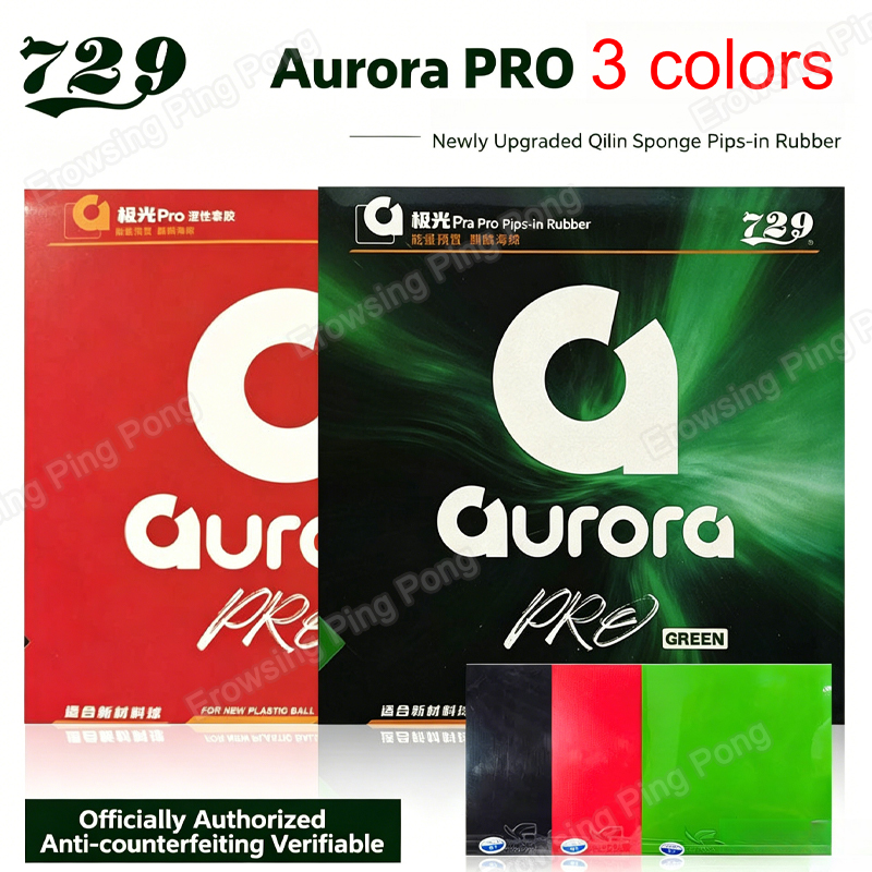 729 AURORA PRO Tafeltennisrubb - Table Tennis Backhand recensie en prijs