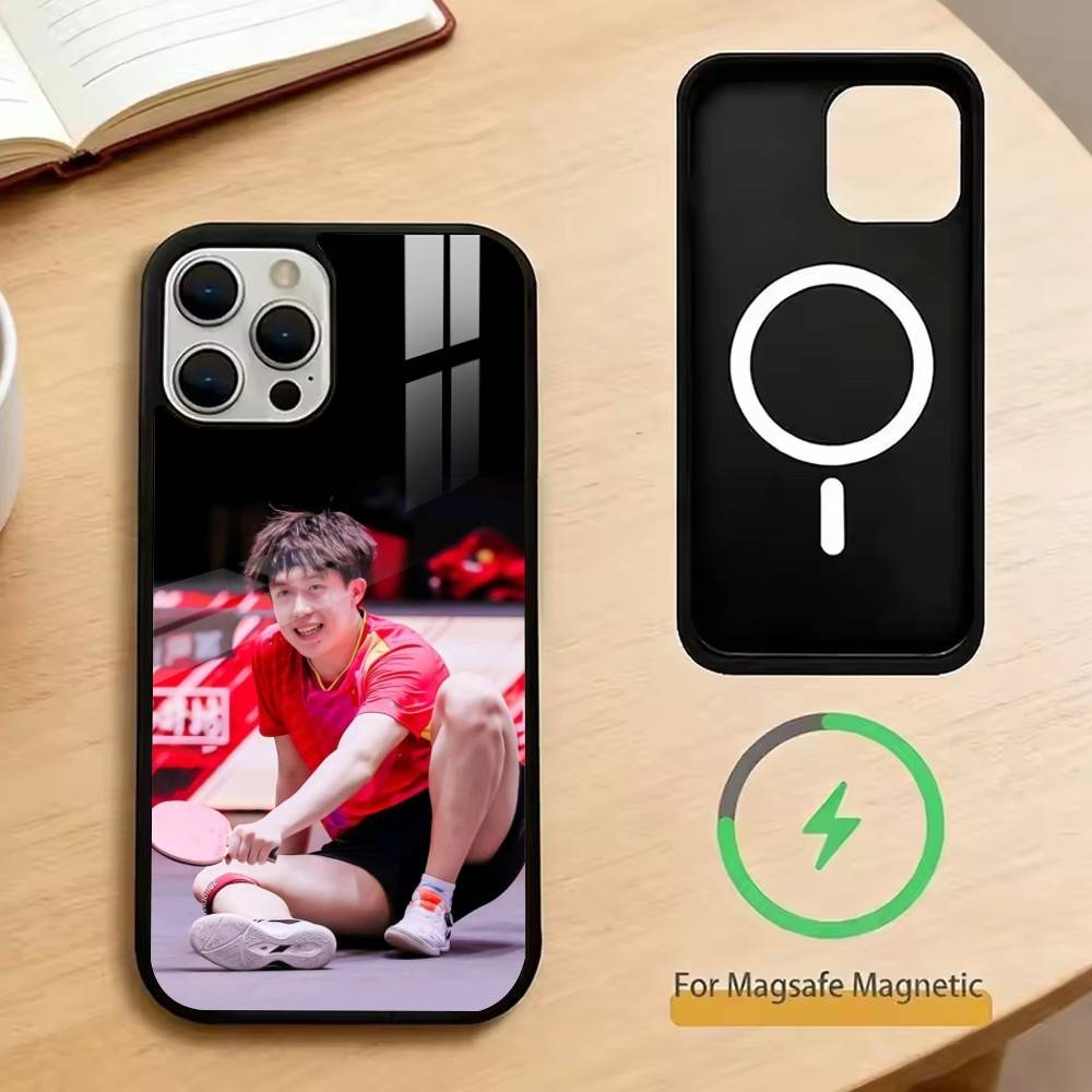 W-Wang Chuqin - Telefoonhoesje - Table Tennis Quotes recensie en prijs