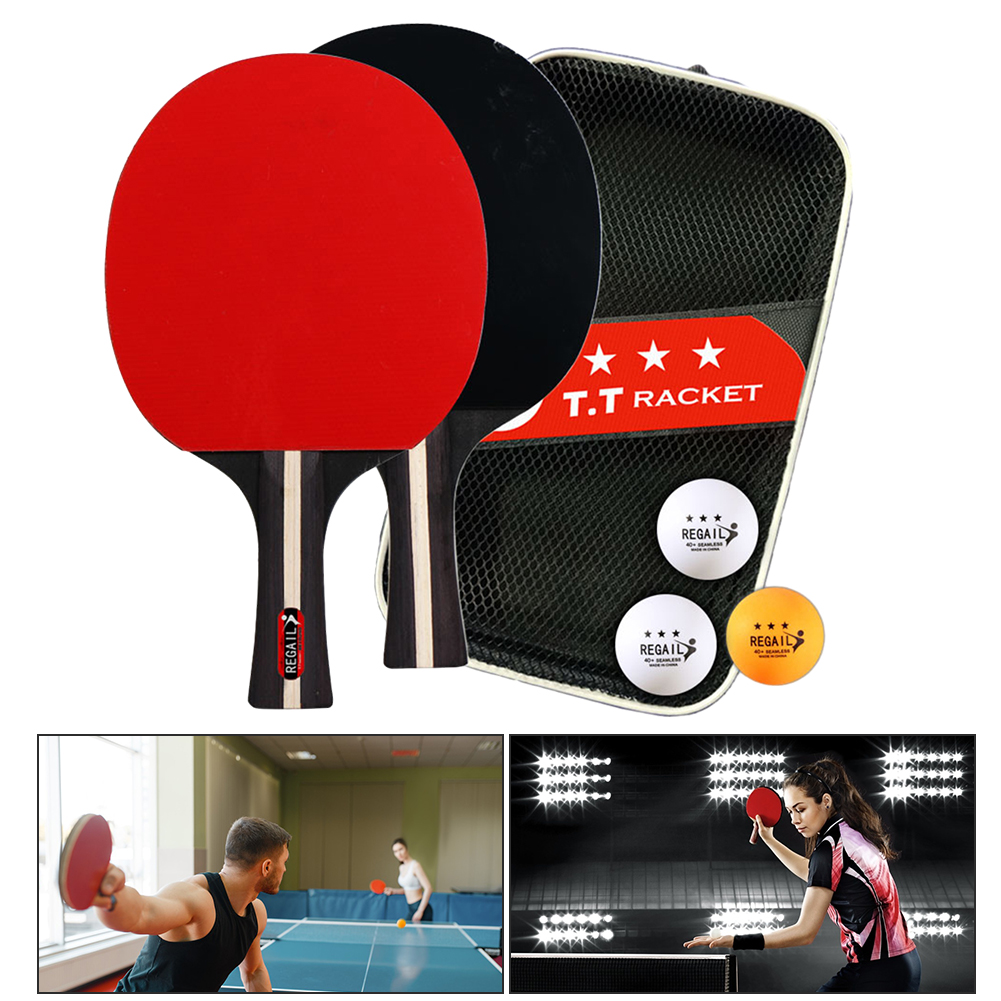 Tafeltennisracket 2 Rackets En - Table Tennis Tournament recensie en prijs