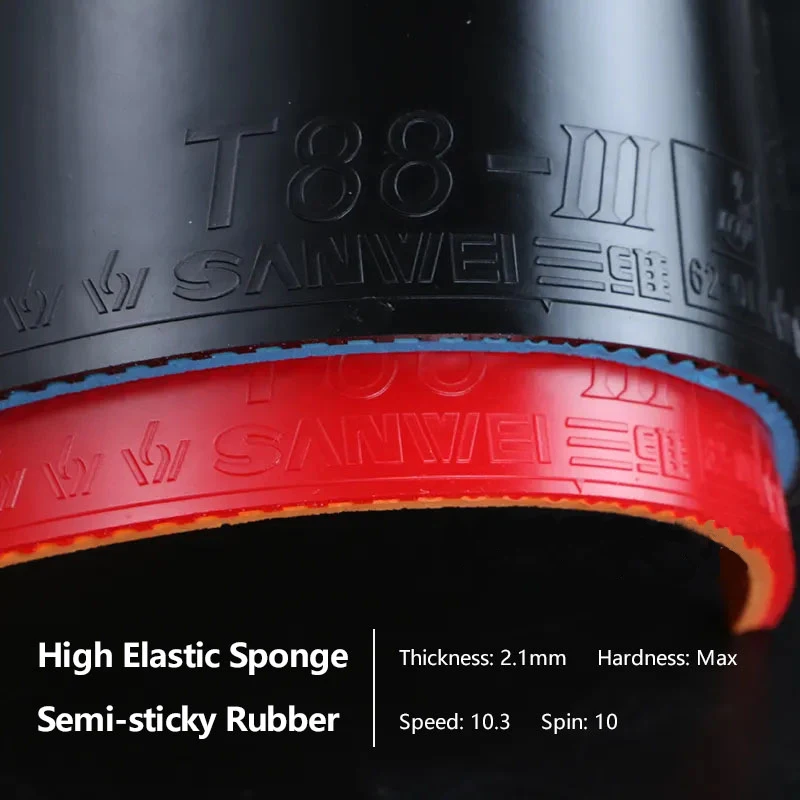 Originele Sanwei T88-3 Tafelte - Table Tennis Backhand recensie en prijs